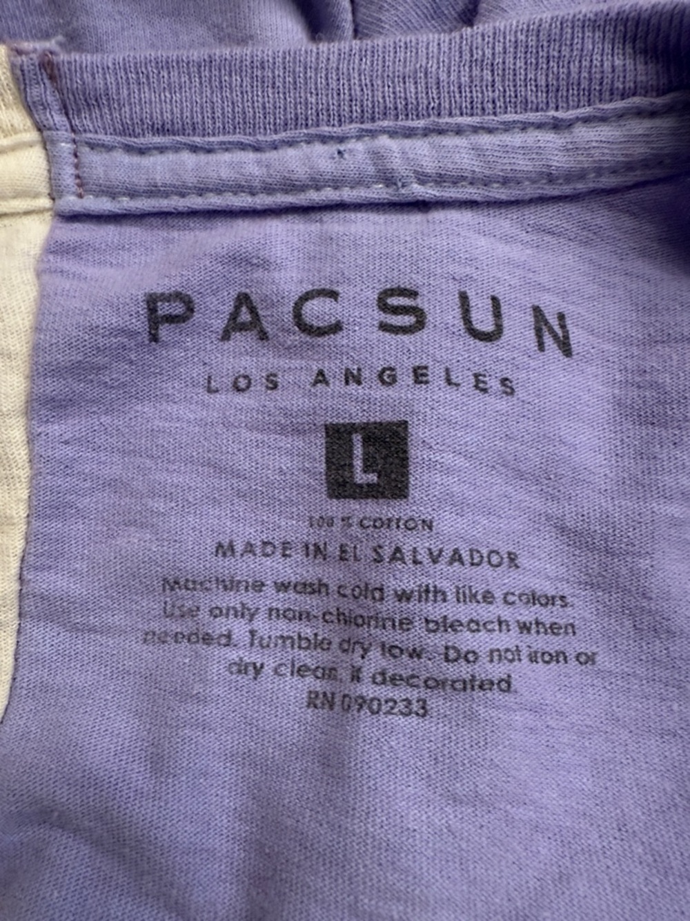 Pacsun Split Graphic T Shirt Large Colorblock East League Academy Y2K Streetwear - Picture 6 of 6
